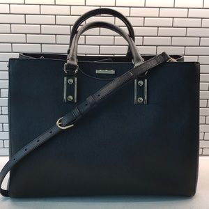 Black leather Hugo Boss Purse